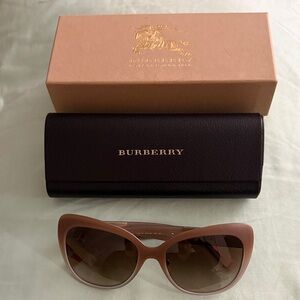 Burberry Women's Oversized Sunglasses - Tan